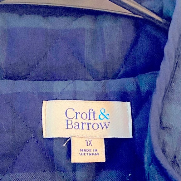 Craft and Barrow Plaid Vest - Picture 3 of 4